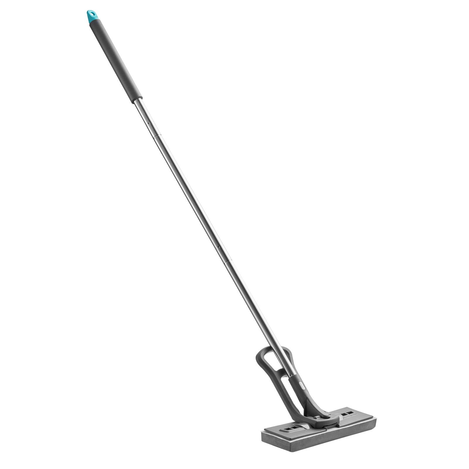 High-Density PU Sponge Mop, Comes With 1 Replacement Head, Easy To Wring, Hook-and-Loop Fastener For Quick Change, Suitable For Cleaning Various Floors_voghion.com